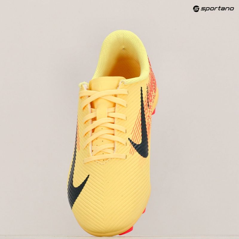 Кросівки футбольні дитячі Nike Vapor 16 Club Kylian Mbappe FG/MG light laser orange/armory navy 9