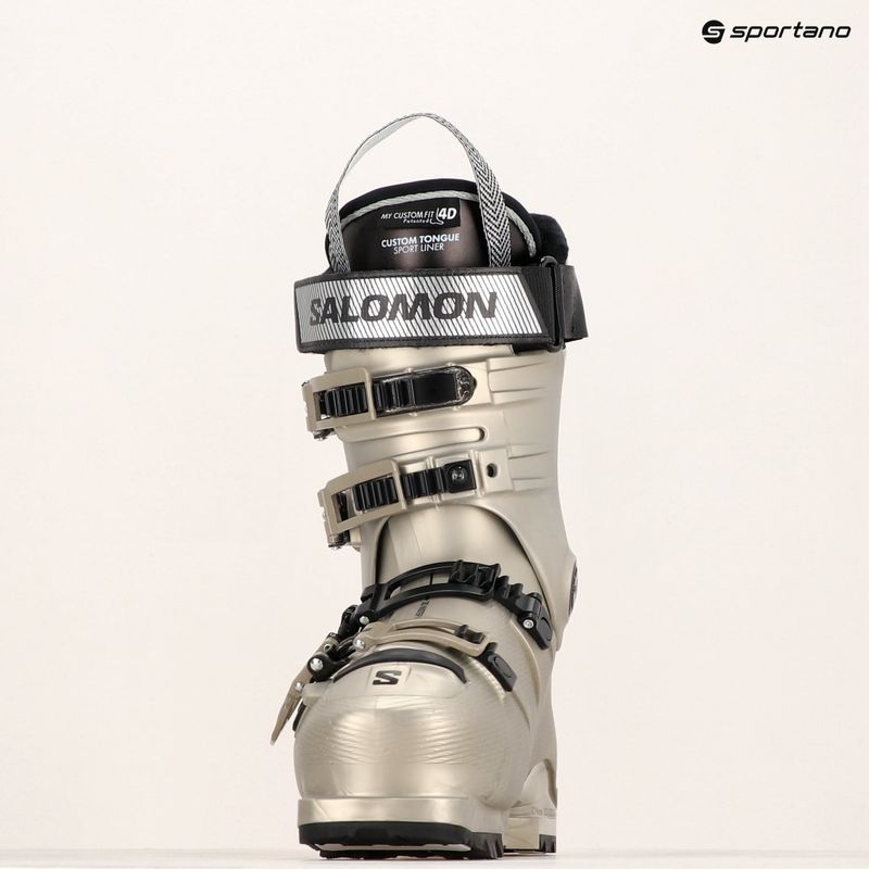 Черевики лижні жіночі Salomon S/Pro Alpha 100 W GW light bronze met./black/black 7