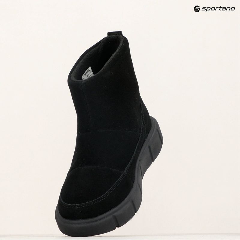 Снігоступи жіночі Sorel Explorer III Slip-On WP black/sea salt 10