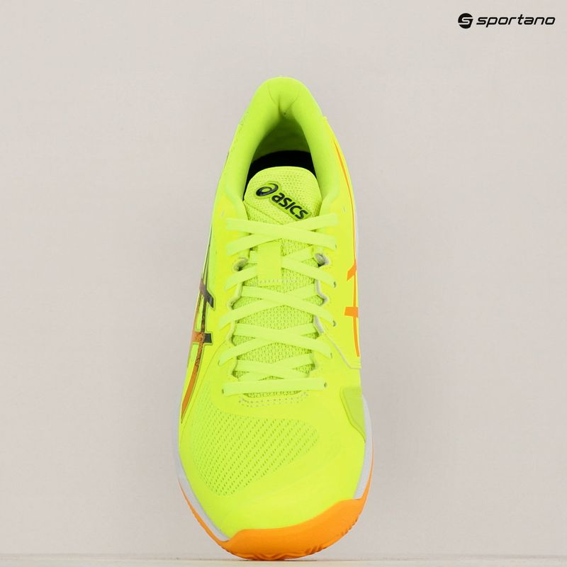 Кросівки для паделю чоловічі ASICS Solution Swift FF 2 safety yellow/stadium orange 9