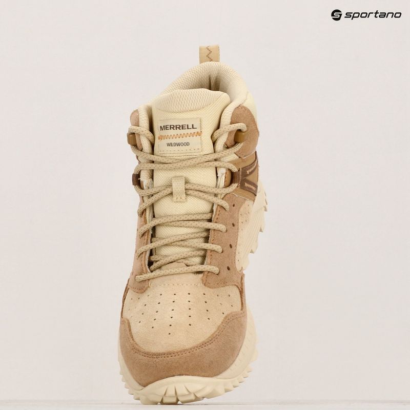 Жіночі туристичні черевики Merrell Wildwood Mid Ltr Wp tan/очерет 9