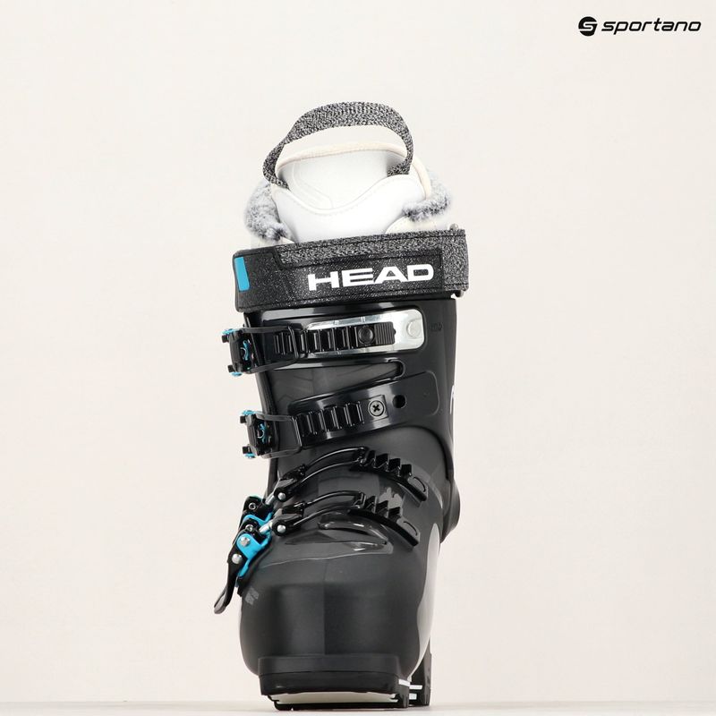 Черевики лижні жіночі HEAD Edge 95 W HV GW black/turquoise 7
