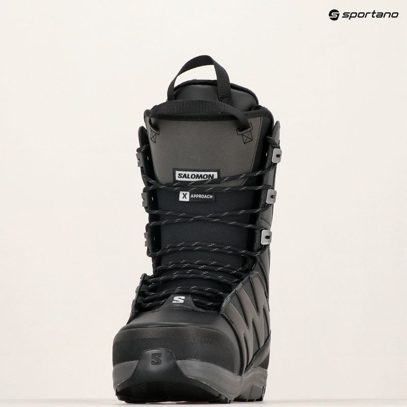 Черевики сноубордичні Salomon X Approach Lace SJ Boa black 7