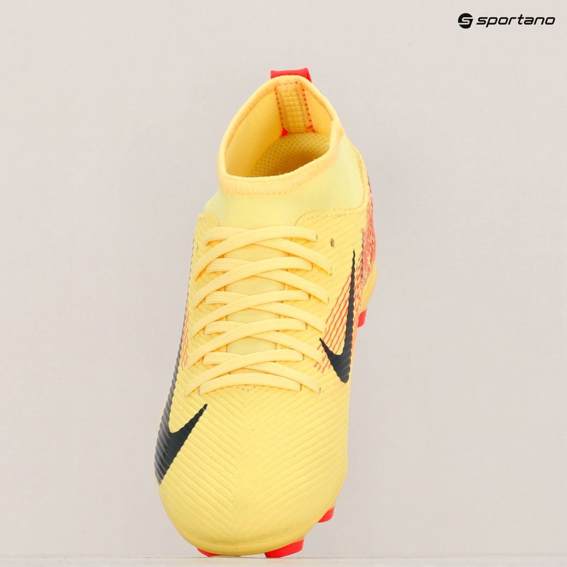 Кросівки футбольні дитячі Nike Superfly 10 Club Kylian Mbappe FG/MG light laser orange/armory navy 9