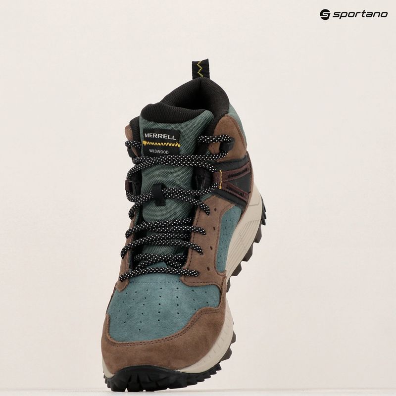 Чоловічі туристичні черевики Merrell Wildwood Mid Ltr Wp forest 9