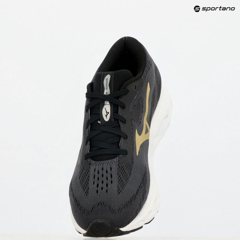 Кросівки для бігу чоловічі Mizuno Wave Serene ebony/golden halo/mizuno snow white 9