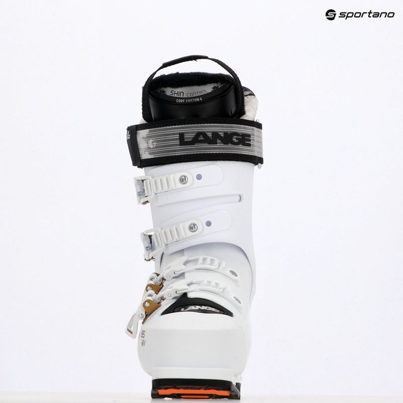 Черевики гірськогірськолижні жіночі Lange Shadow 85 W MV GW white/gold 10