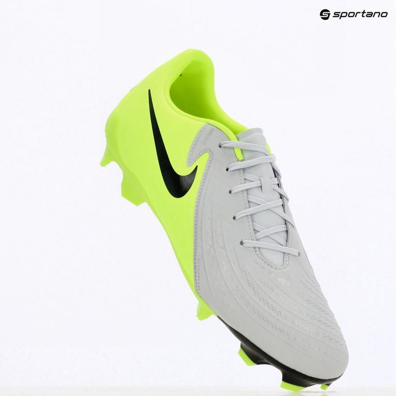 Кросівки футбольні чоловічі Nike Phantom GX 2 Academy FG/MG metallic silver/volt/black 9