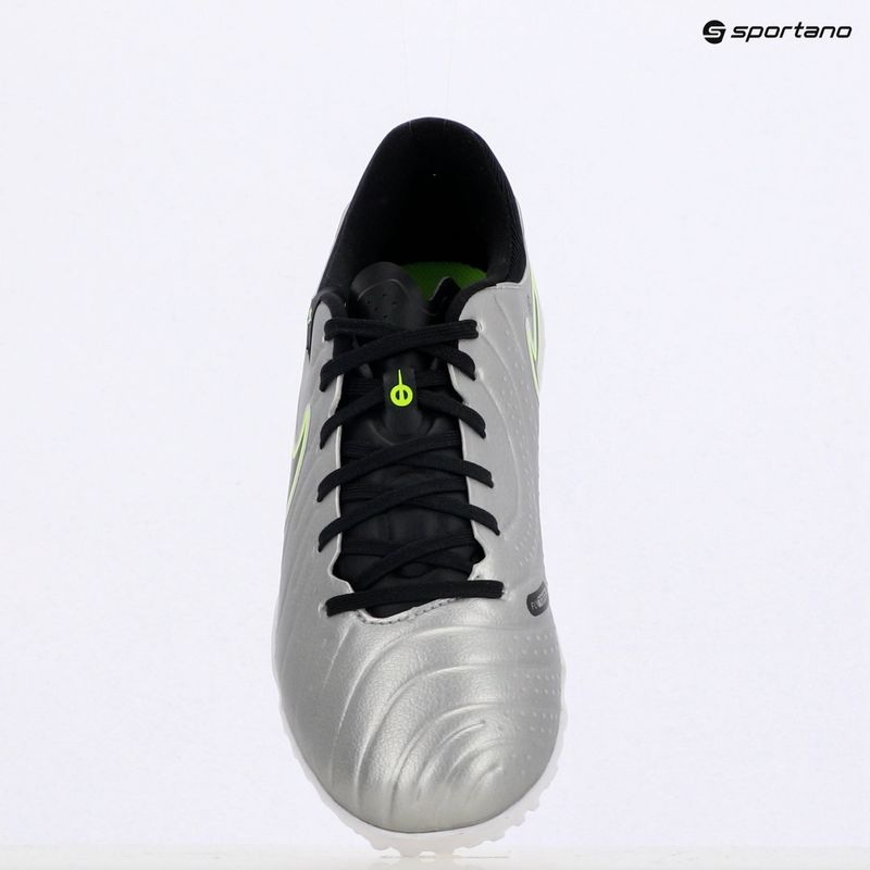 Кросівки футбольні чоловічі Nike Tiempo Legend 10 Academy TF metallic silver/volt/black 9