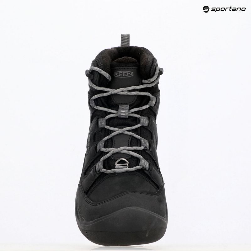 Черевики туристичні чоловічі KEEN Circadia Mid Polar black/steel grey 14