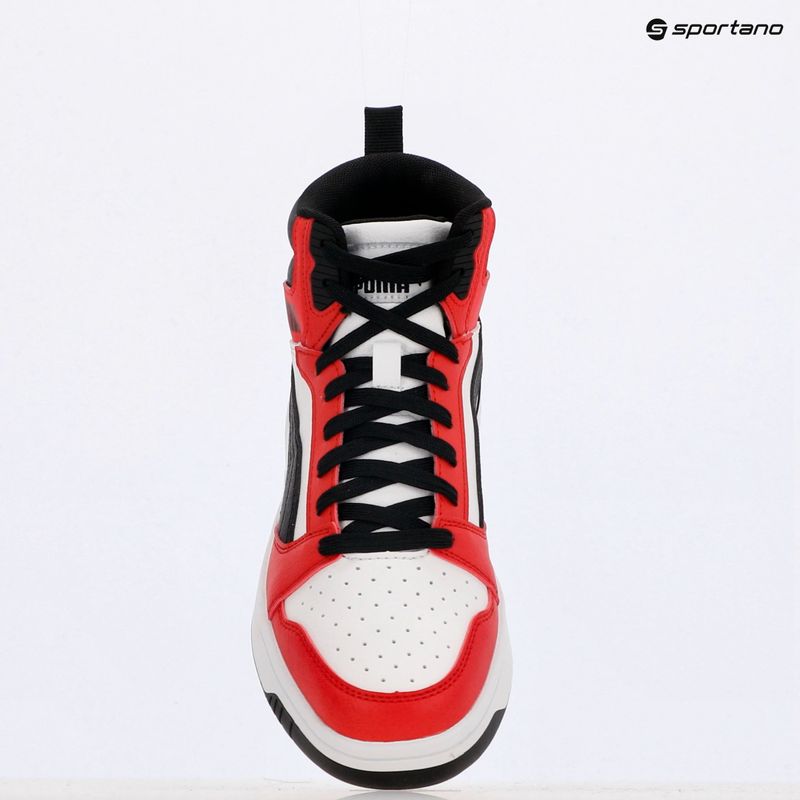 Кросівки дитячі PUMA Rebound V6 Mid Jr puma black/strong gray 11