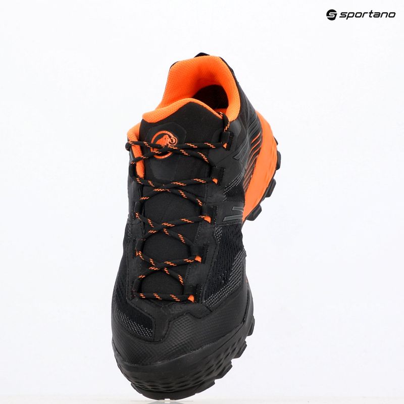 Черевики трекінгові чоловічі Mammut Ducan II Low GTX black/ dark tangerine 9