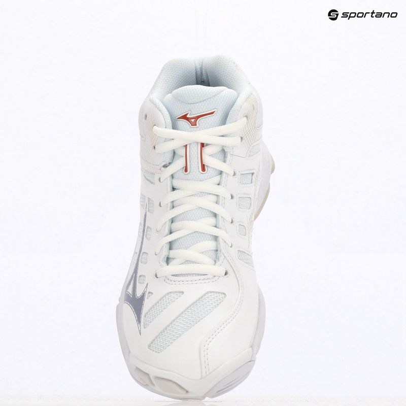 Кросівки для волейболу жіночі Mizuno Wave Voltage 2 Mid white/aleutian/cloud pink 9