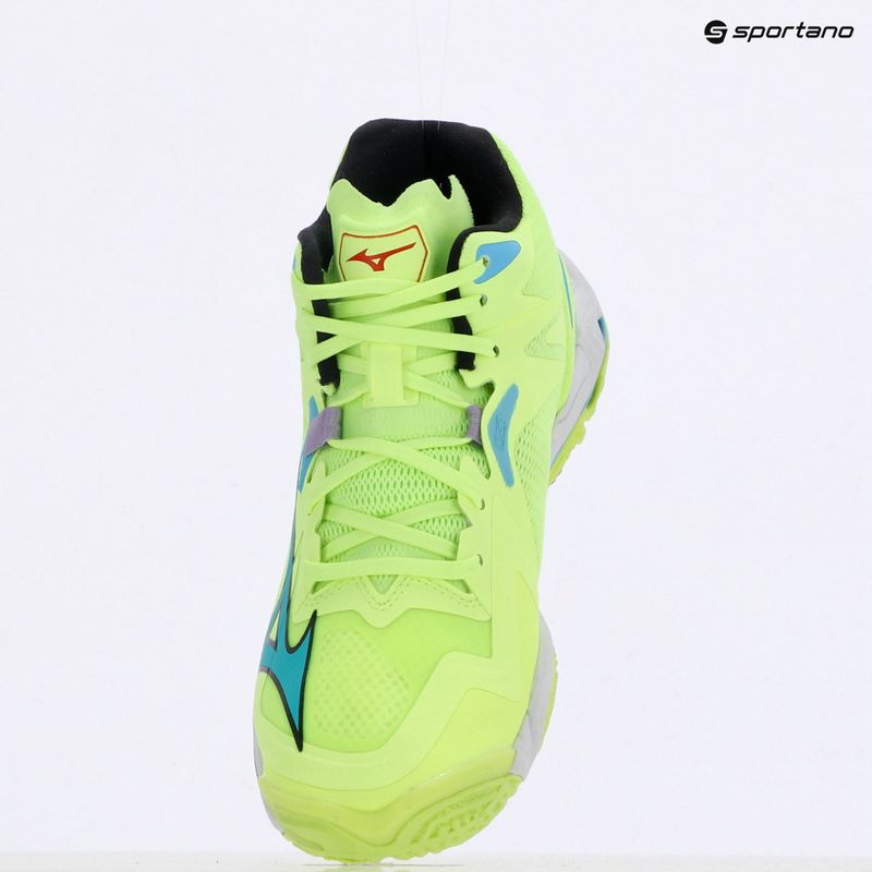 Кросівки для волейболу Mizuno Wave Lightning Z8 Mid neo lime/black/splish splash 9