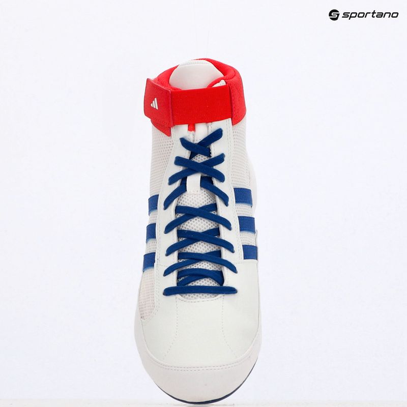 Кросівки борцівські чоловічі adidas Havoc cloud white/ collegiate royal/ active red 9