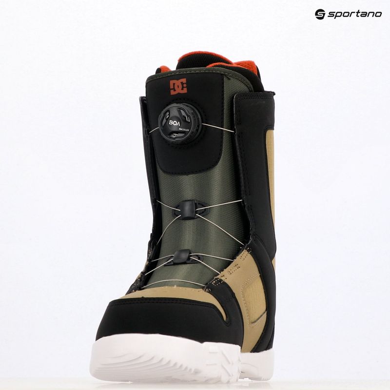 Черевики сноубордичні чоловічі DC Phase Boa brown/black/white 14