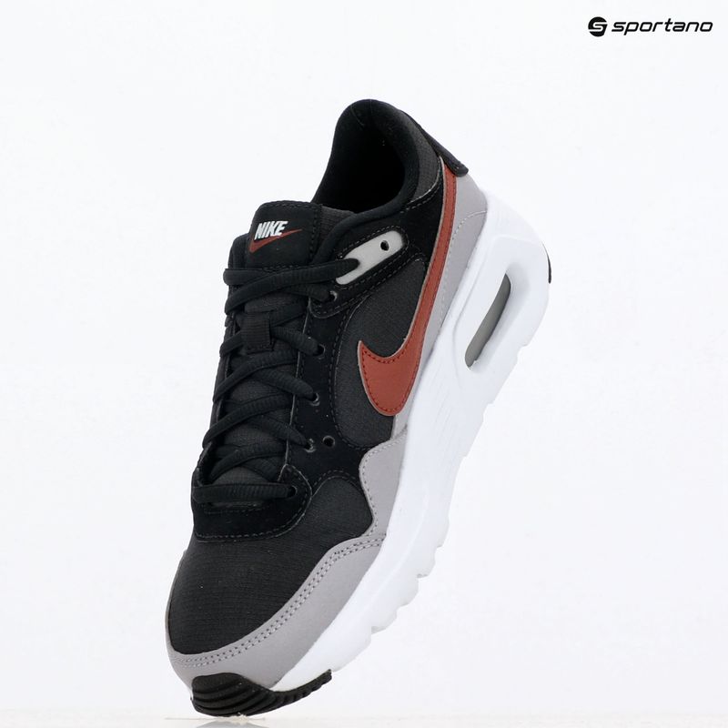 Дитячі кросівки Nike Air Max SC чорні/темний поні/цементно-сірі 8