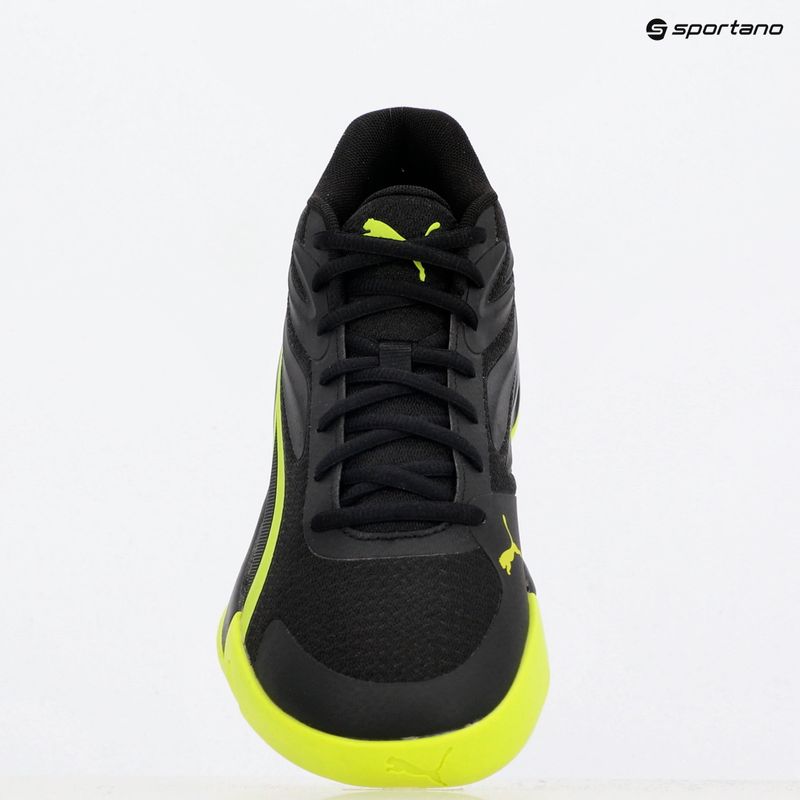 Чоловічі баскетбольні кросівки PUMA Court Pro puma чорний / електричний лайм 10
