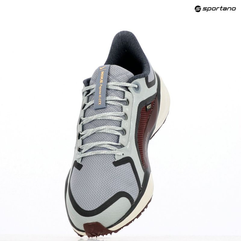 Жіночі кросівки Nike Pegasus 41 GTX світлий пемза / бордовий краш / темний димчасто-сірий / попелястий шифер 9