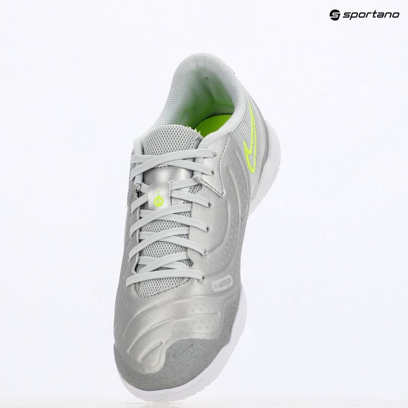 Кросівки футбольні чоловічі Nike Tiempo Legend 10 Academy IC metallic silver/white/volt 9