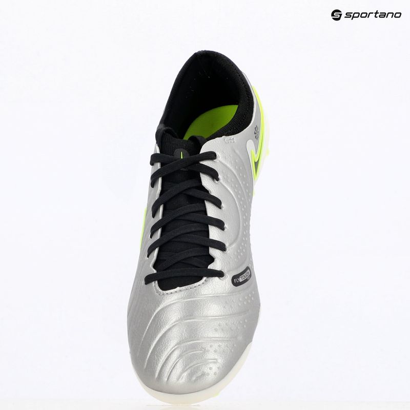 Чоловічі футбольні бутси Nike Legend 10 Pro Ag-Pro металік сріблястий / вольт / чорний 9