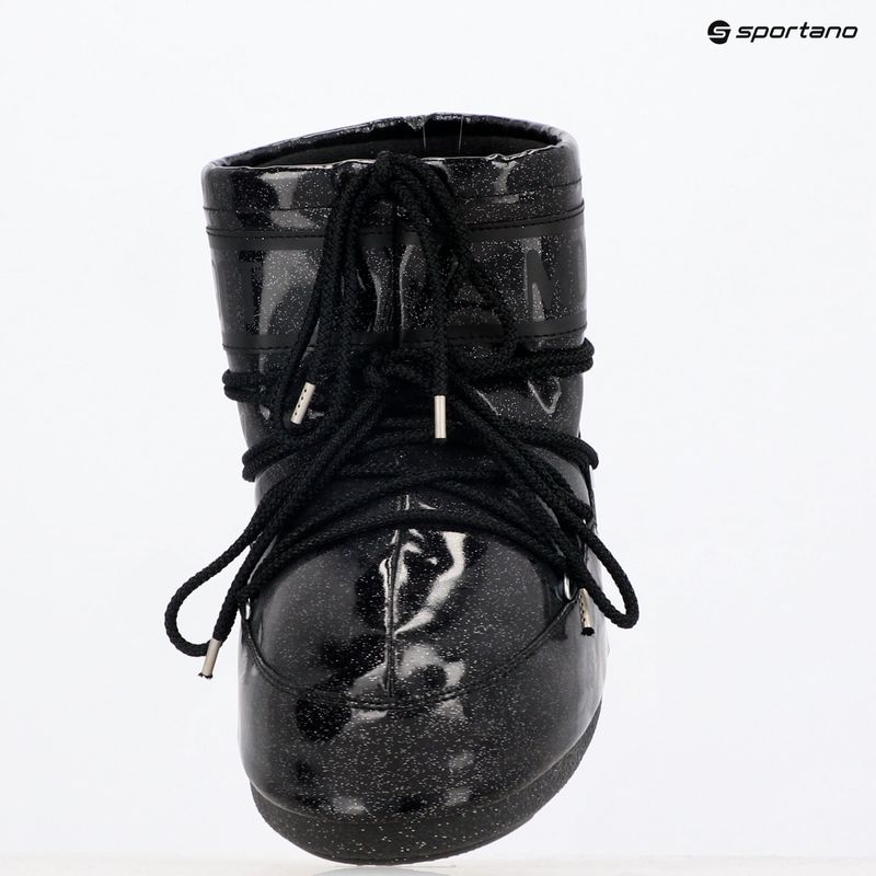 Черевики зимові жіночі Moon Boot Icon Low Glitter black 9