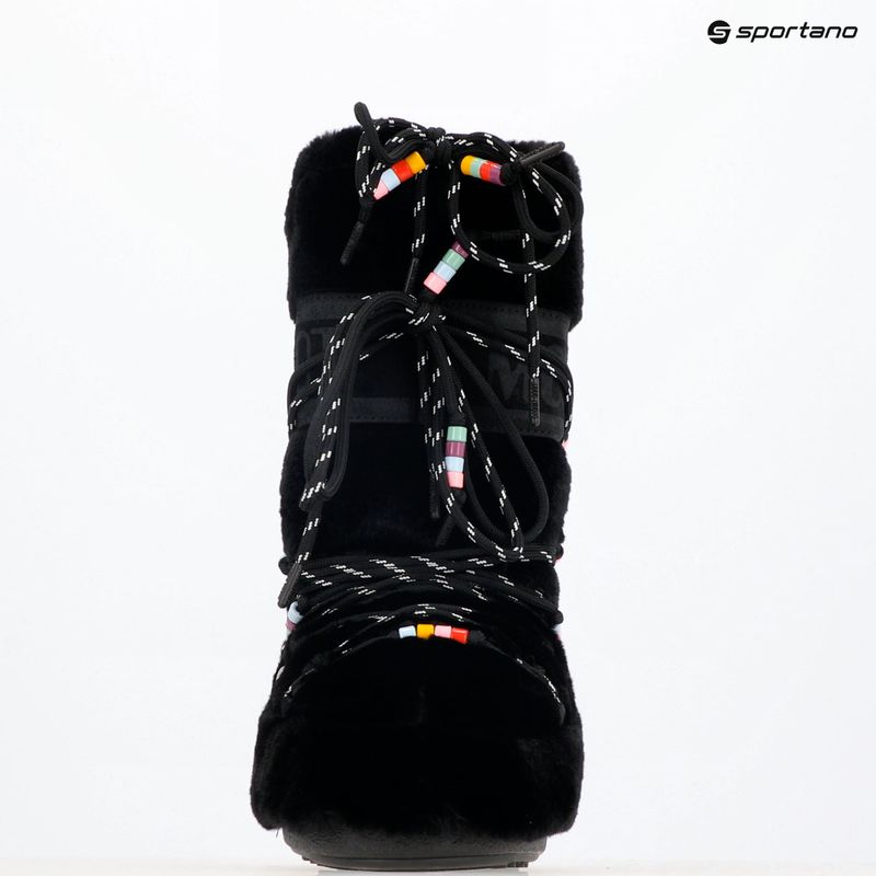Черевики зимові Moon Boot Icon Faux Fur Beads black 9
