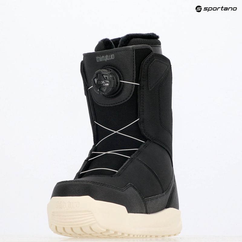 Черевики сноубордичні жіночі ThirtyTwo Shifty Boa W'S '24 black/grey/white 7