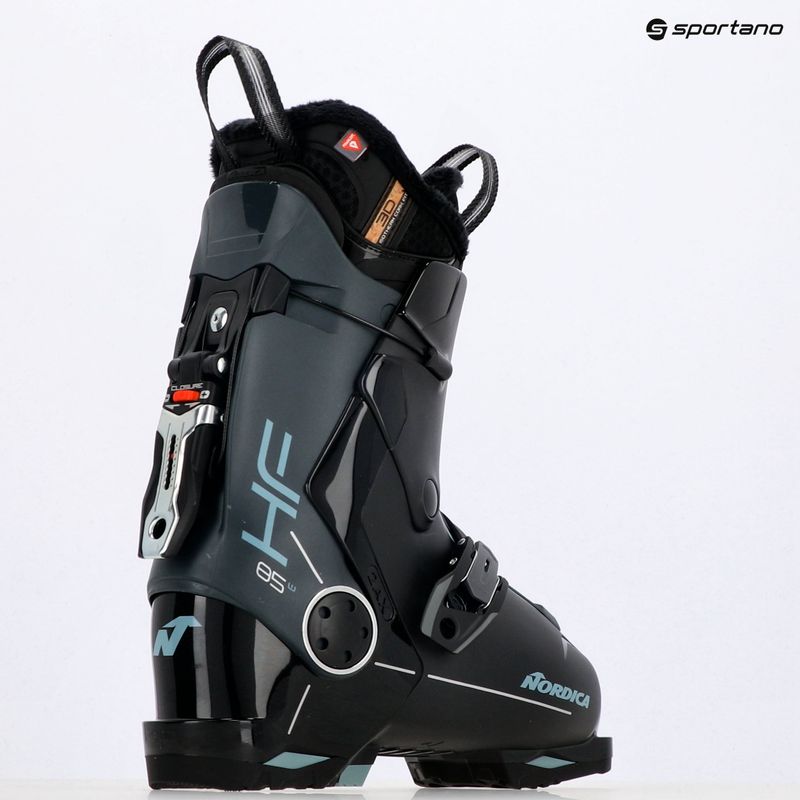 Черевики гірськолижні жіночі Nordica HF 85 W GW black/green/aquamarine 7
