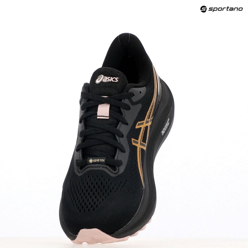 Кросівки для бігу жіночі ASICS GT-1000 13 GTX black/ stadium orange 9