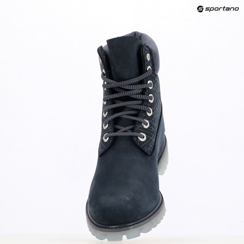 Чоловічі туфлі Timberland Premium 6 In Lace темно-сині з нубуку 9