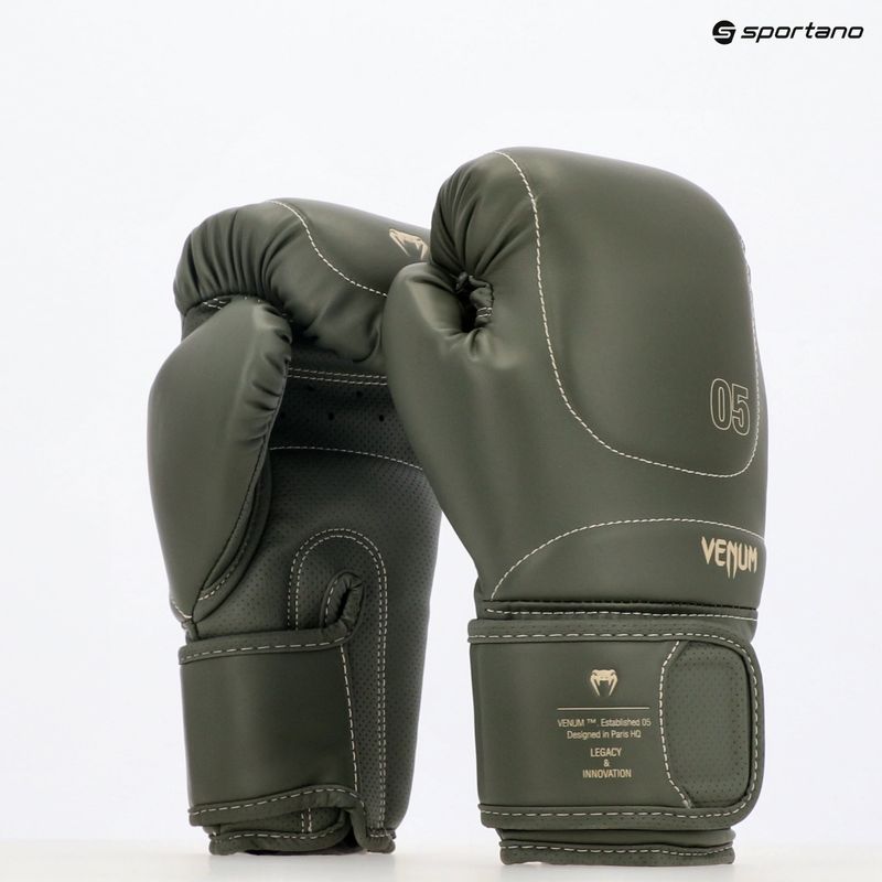 Рукавиці боксерькі Venum Impact Evo Boxing Gloves earth khaki 7