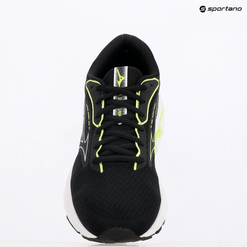 Кросівки для бігу чоловічі Mizuno Wave Equate 8 black/white/mizuno neo lime 9