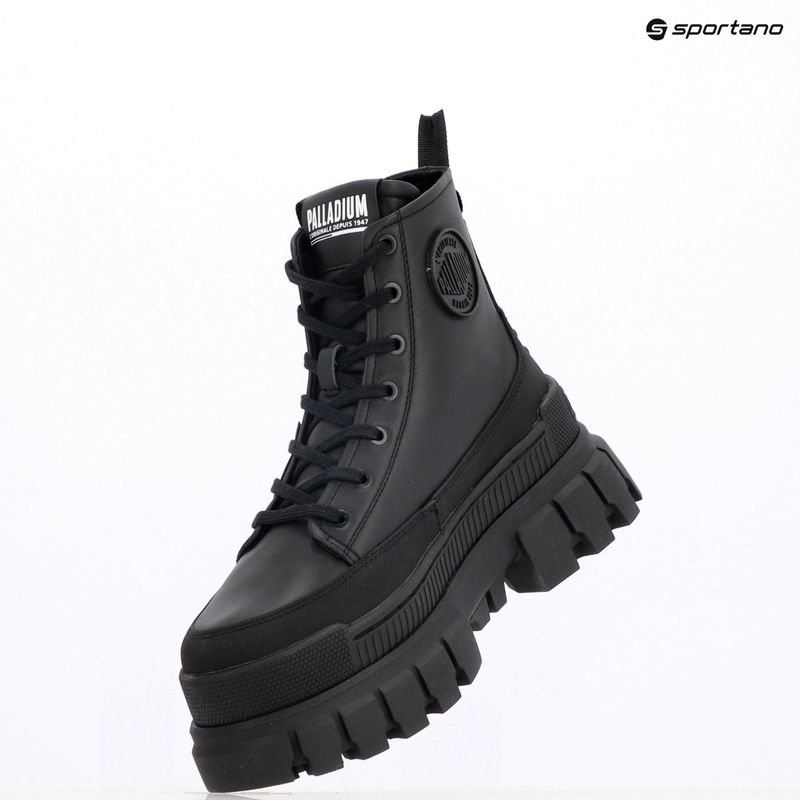 Черевики жіночі Palladium Revolt Boot Zip Lth black/black 8