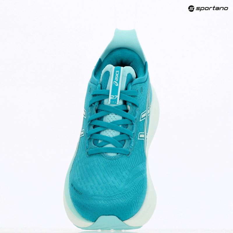Кросівки для бігу жіночі ASICS Gel-Nimbus 27 wave teal/illuminate mint 9