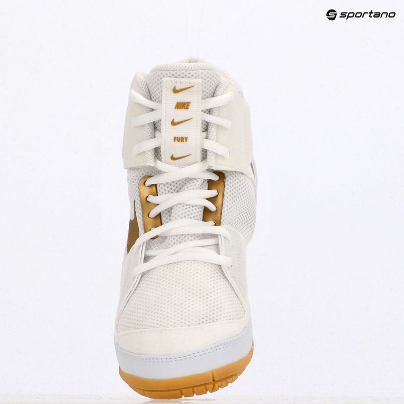 Борцівки Nike Fury white/metallic gold 9