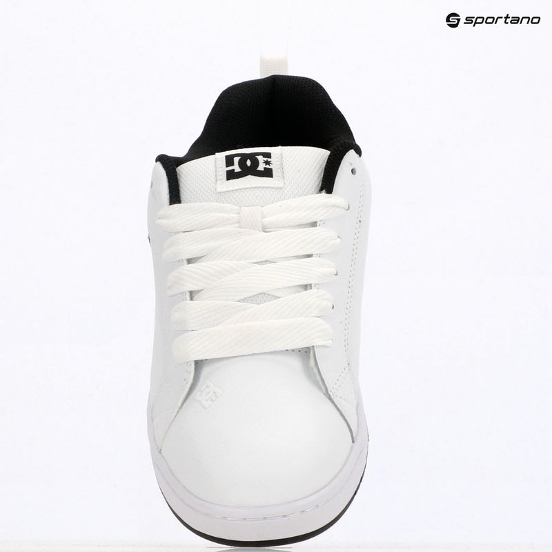Кросівки чоловічі DC Court Graffik white / black / black 9