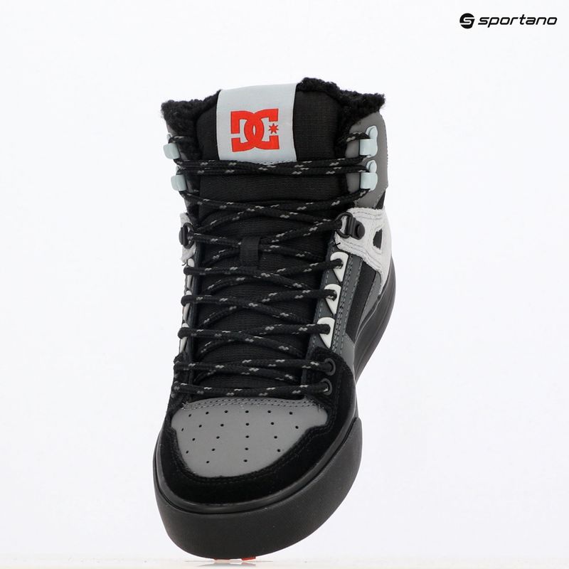 Кросівки чоловічі DC Pure High-Top grey / black / red 9