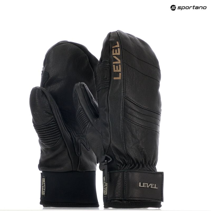 Рукавиці гірськолижні чоловічі Level Rexford Mitt black 3