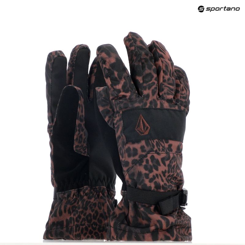 Рукавиці сноубордичні жіночі Volcom V.Snow Over Glove leopard 8