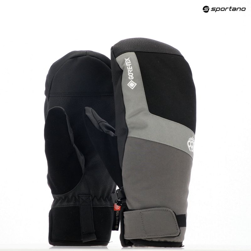 Рукавиці сноубордичні чоловічі 686 Gore-Tex Linear Under Cuff Mitt charcoal 10