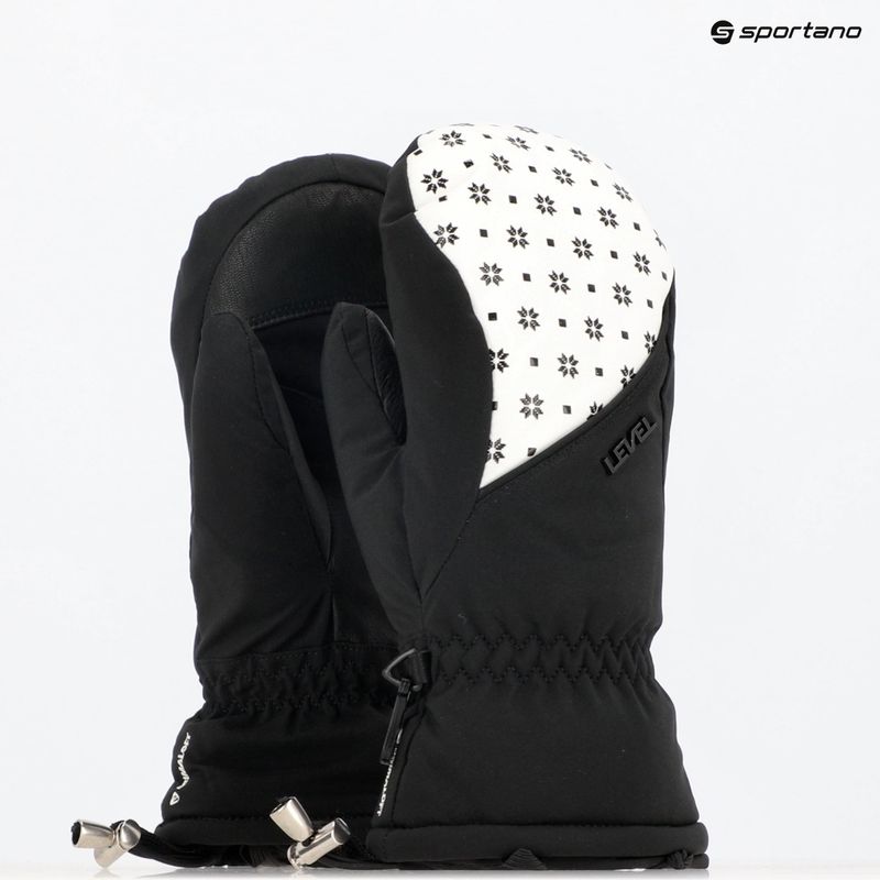 Рукавиці гірськолижні жіночі Level Mummies Mitt black/white 10