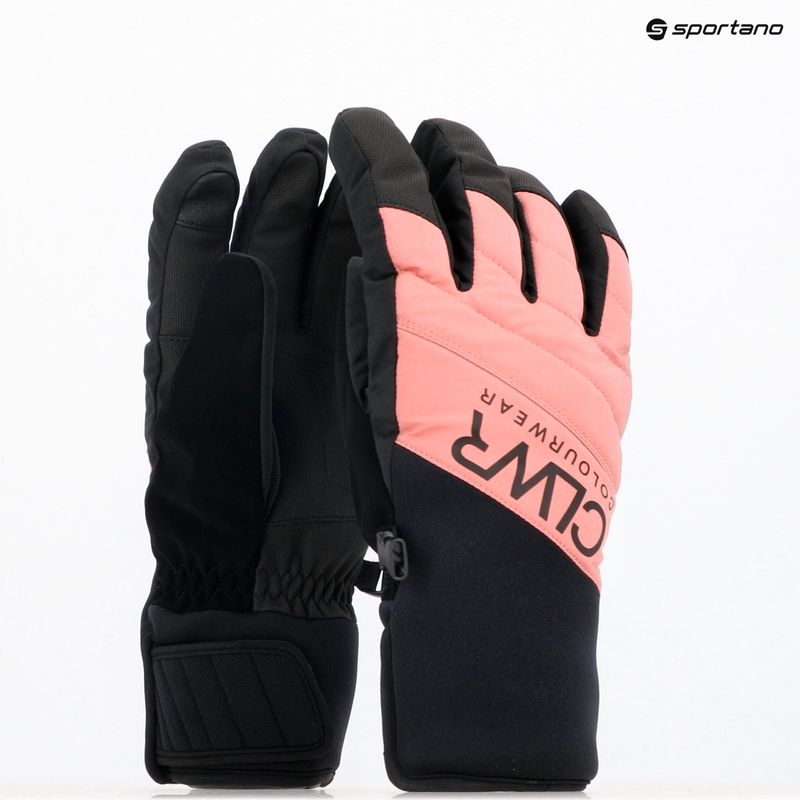 Рукавиці сноубордичні Colourwear Powder Glove dk rose 3