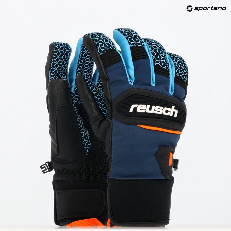 Рукавиці гірськолижні Reusch Dragon R-Tex XT dress blue/orange popsicl 12