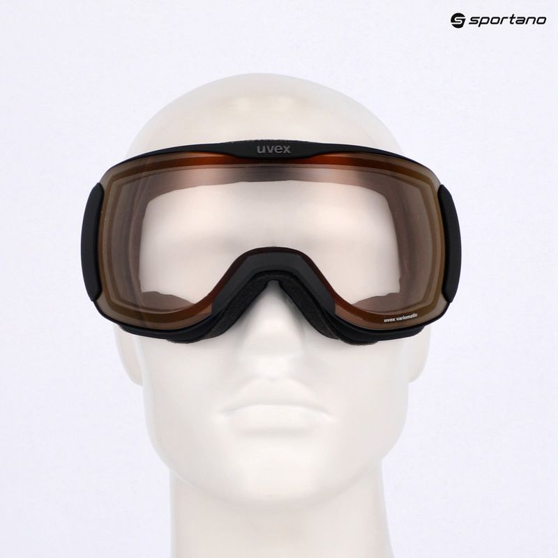 Окуляри лижні UVEX Downhill 2100 V black matt/mirror red clear 7