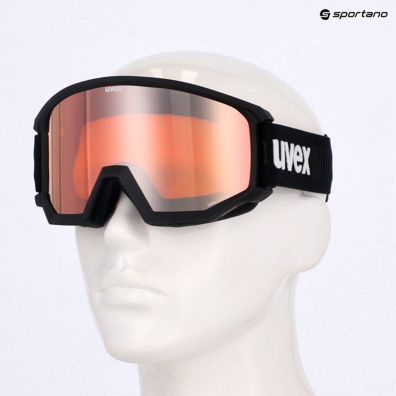 Окуляри лижні UVEX Athletic CV Race black matt/mirror gold green clear 6