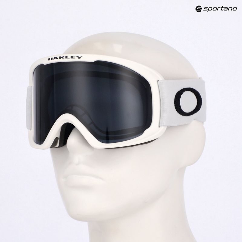 Окуляри гірськолижні Oakley O-Frame 2.0 Pro л matte white/dark grey 7