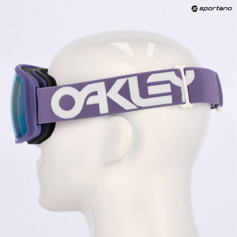 Окуляри гірськолижні Oakley Flight Tracker M matte b1b lilac/prizm sapphire iridium 10