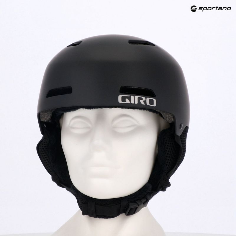 Шолом гірськолижний дитячий Giro Crue matte black 7