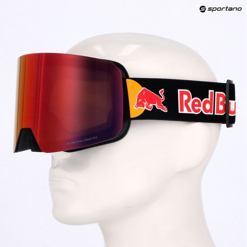 Окуляри гірськолижні Red Bull SPECT Line black/brown with red mirror/cloudy snow 11